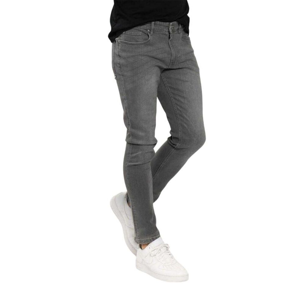 Firetrap Mens Denim Skinny Jeans / Charcoal